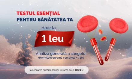 La doar 1 LEU – analiza generală a sângelui + VSH 🎁🩸
