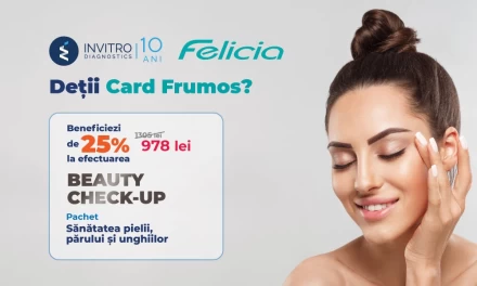 Cu Card Frumos ai 25% reducere la Beauty Check-Up, cu pachetul de analize Sănătatea pielii, părului și unghiilor!