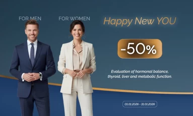 Happy New YOU! –50% off on tests for women and men